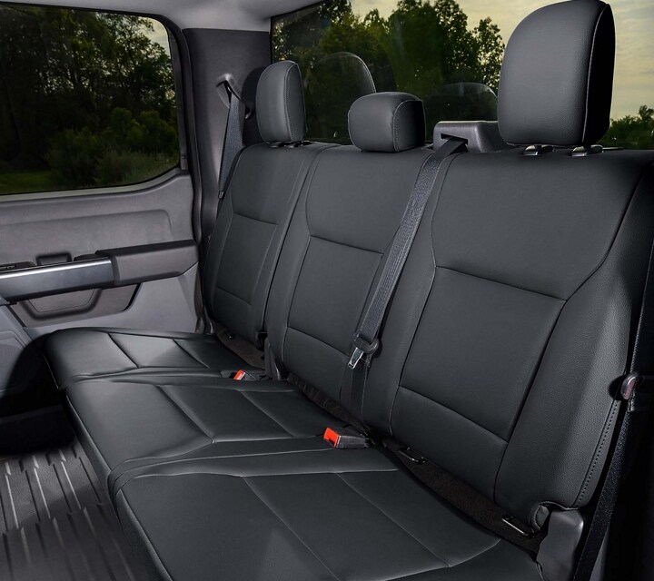 2023 Ford F-150®️ Lightning™️ Pro SSV rear seats close-up