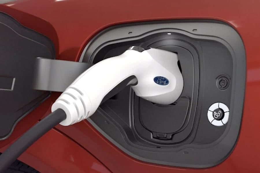 Charging station for mustang shop mach e