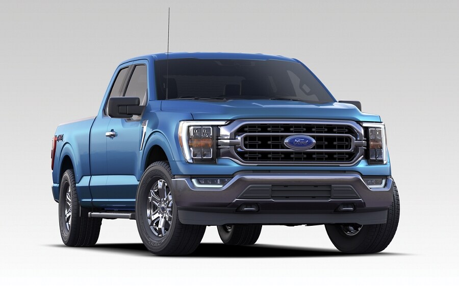 2022 Ford F-150® XLT Crew Cab® in Velocity Blue