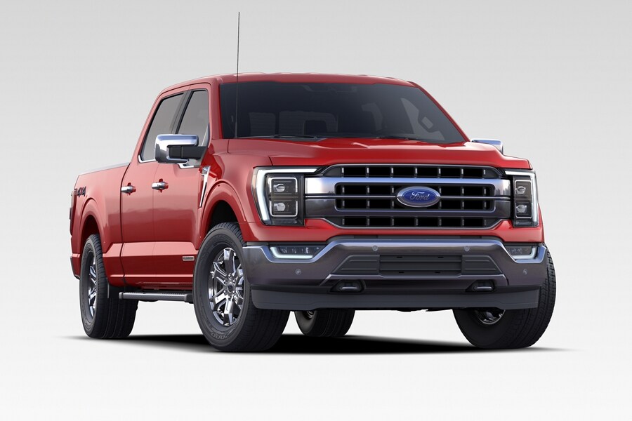 2022 Ford F-150® PowerBoost Hybrid in Rapid Red