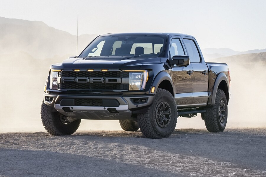 blacked out ford raptor