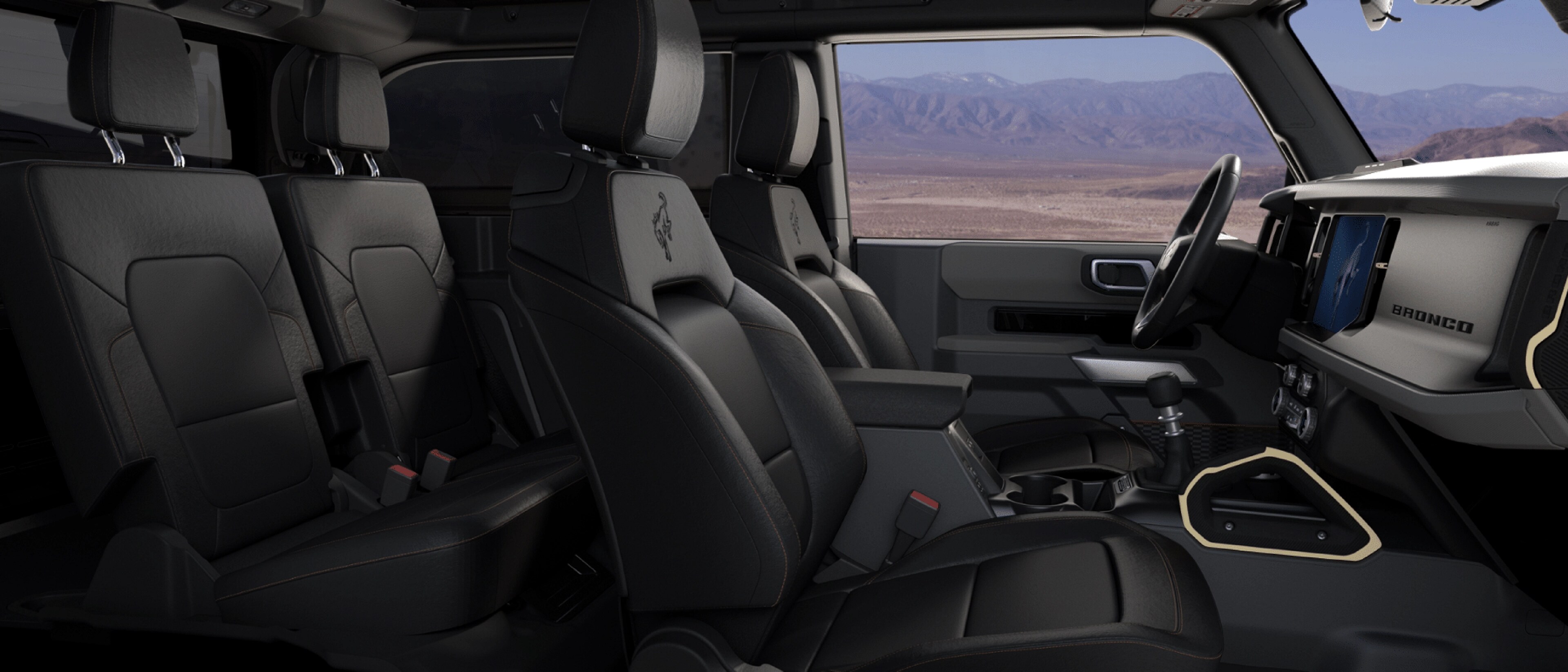 2025 ford bronco raptor interior seating capacity 