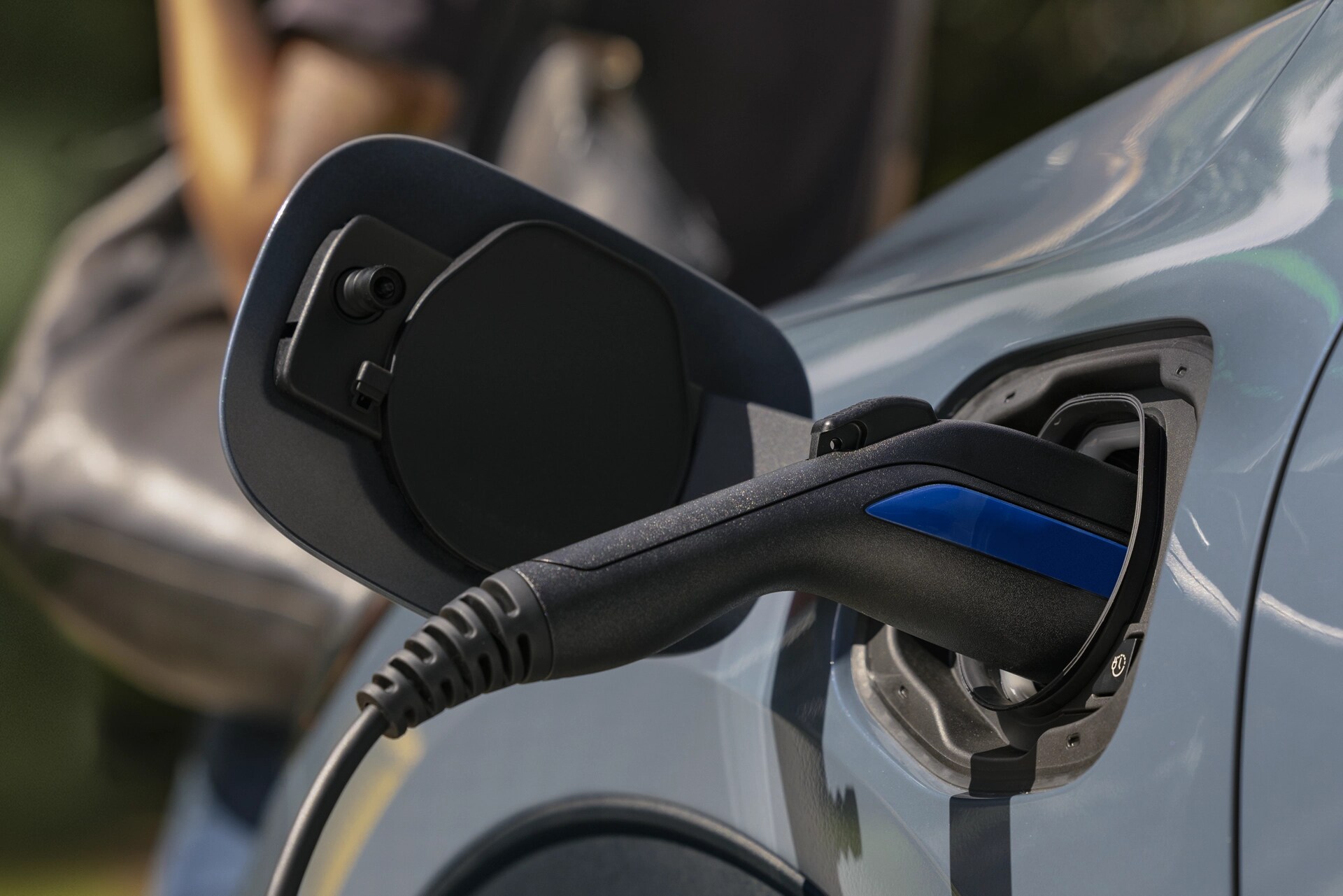 Close-up of a 2025 Ford Escape® Plug-In Hybrid charging port