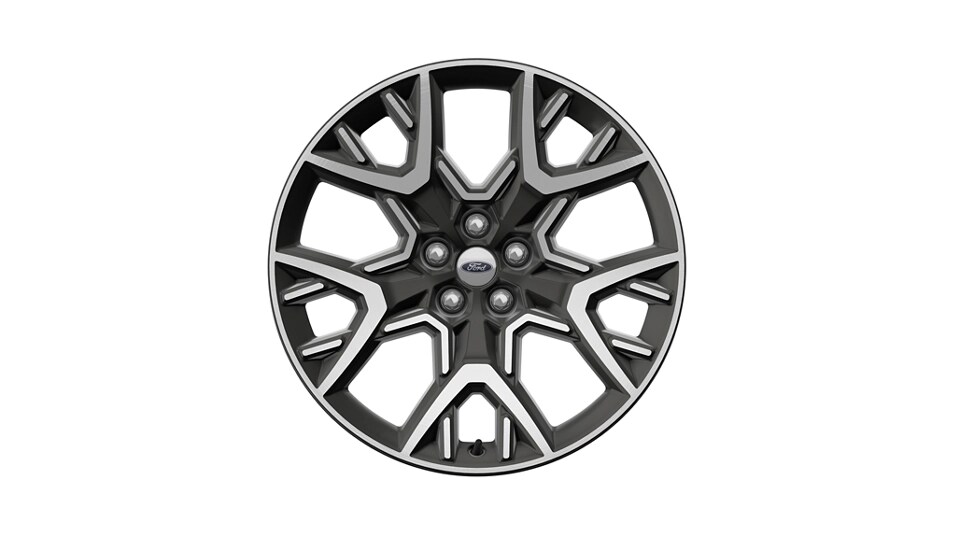 21-Inch Dark Alloy Machined Aluminum