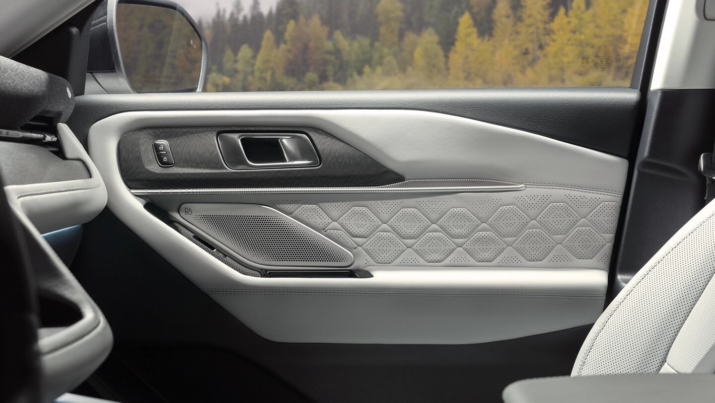 2025 Ford Explorer® Platinum® interior door