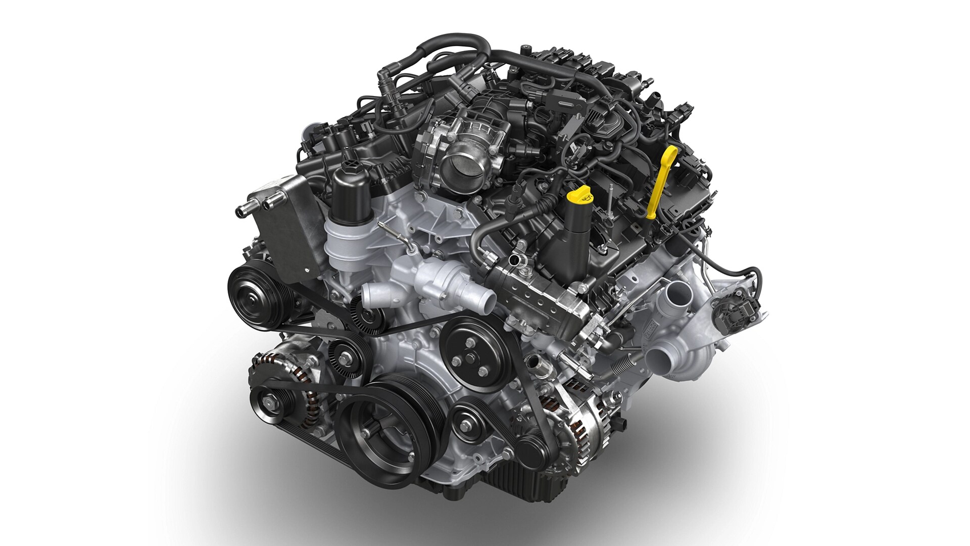 What kind of power comes with the 2.7L EcoBoost V6 engine?