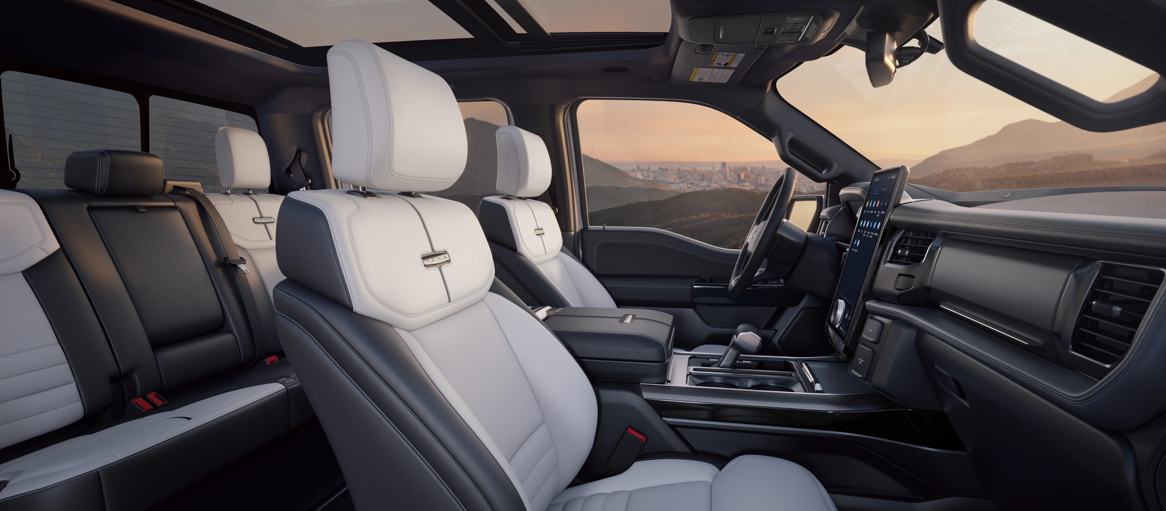 2025 ford f-150 lightning interior seating capacity 