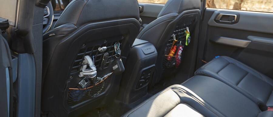 Panel MOLLE en el asiento trasero de la Ford Bronco® 2023