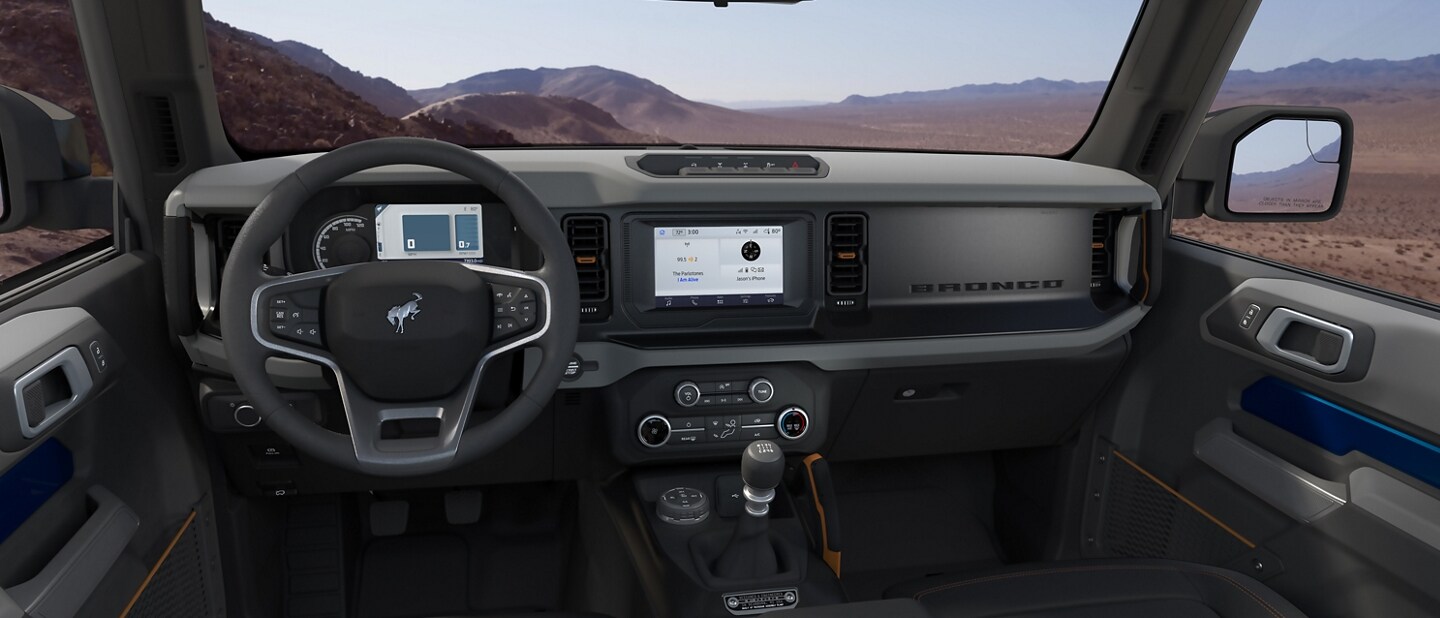 Interior del modelo Ford Bronco® Badlands® 2023
