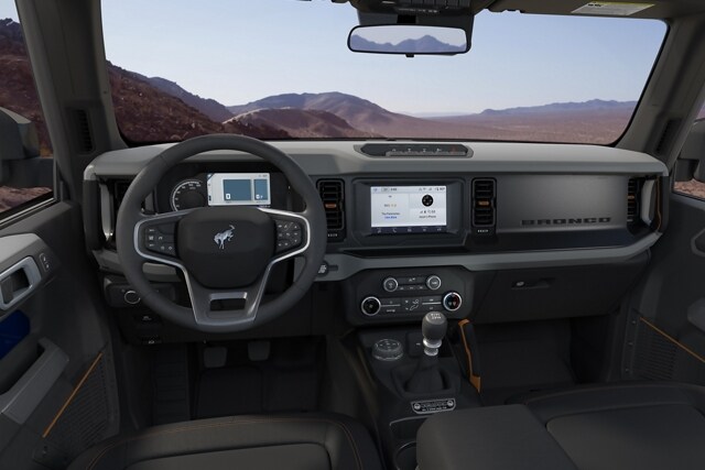 Interior del modelo Ford Bronco® Badlands® 2023