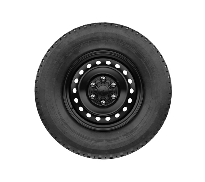 Ruedas de acero de 17” pintadas en Black Gloss