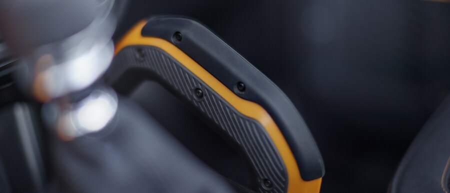 Close-up view of the 2024 Ford Bronco® grab handle