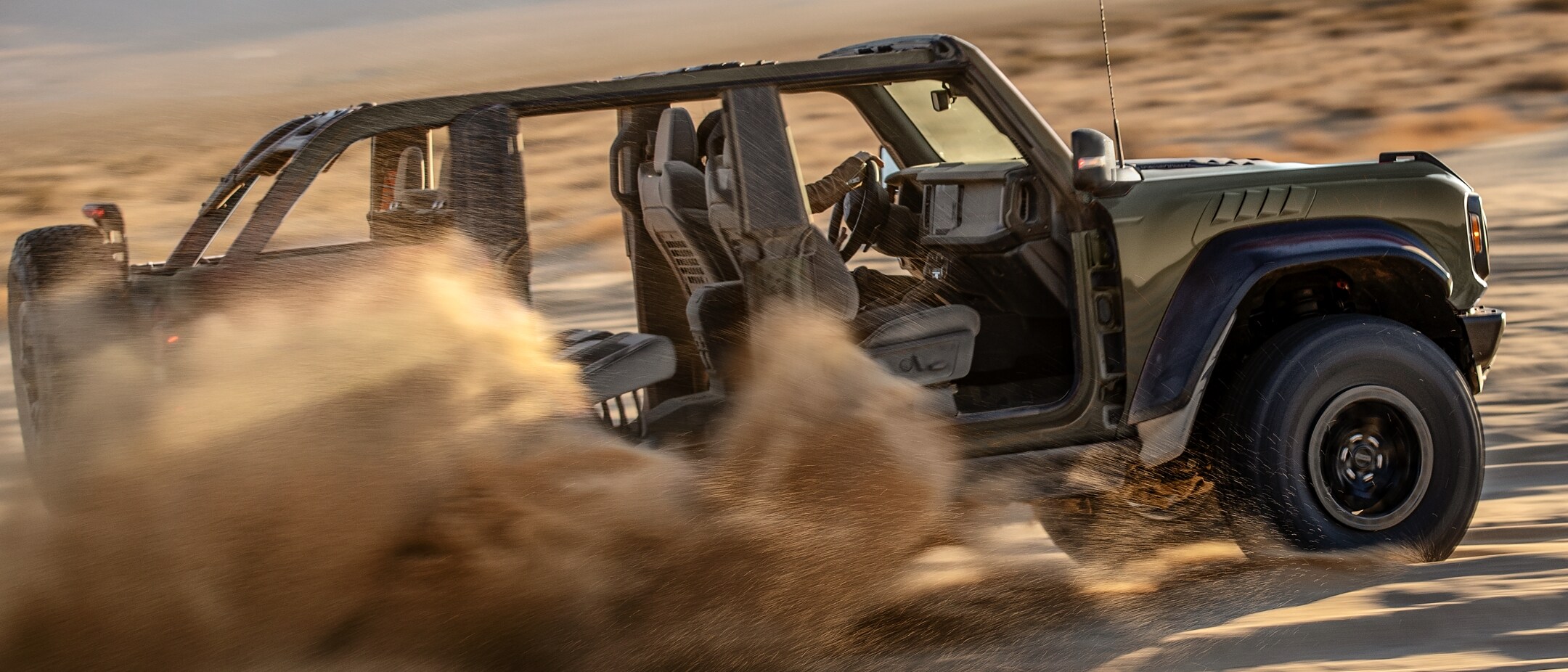 2024 Ford Bronco driving off-road in New Jersey