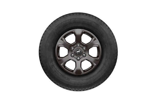 17-inch carbonized gray-painted aluminum wheel