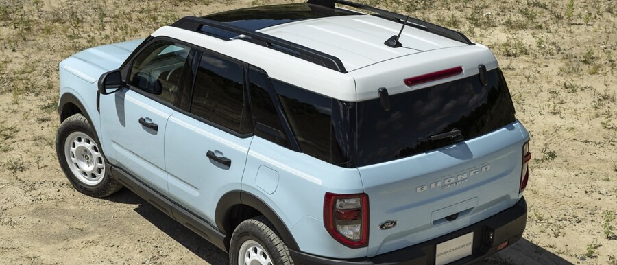 Close-up of the 2023 Ford Bronco® Sport painted roof