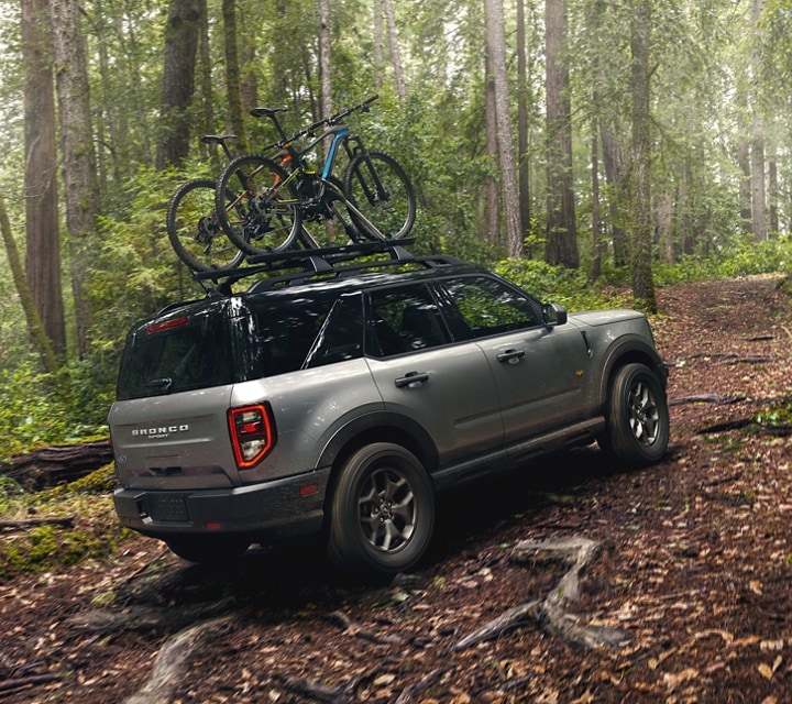 2023 Ford Bronco® Sport SUV being driven through the woods