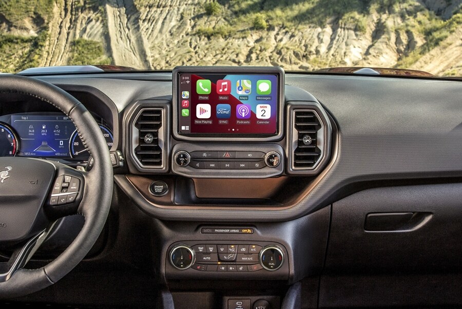 Interior shot of the 2023 Ford Bronco® Sport SUV