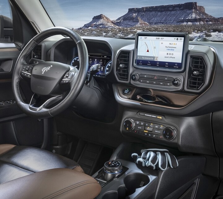 A 2023 Ford Bronco® Sport SUV interior shown
