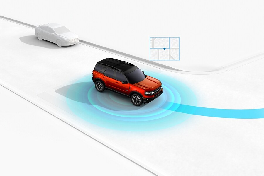 Animación de Navegación con SiriusXM® Traffic y Travel Link