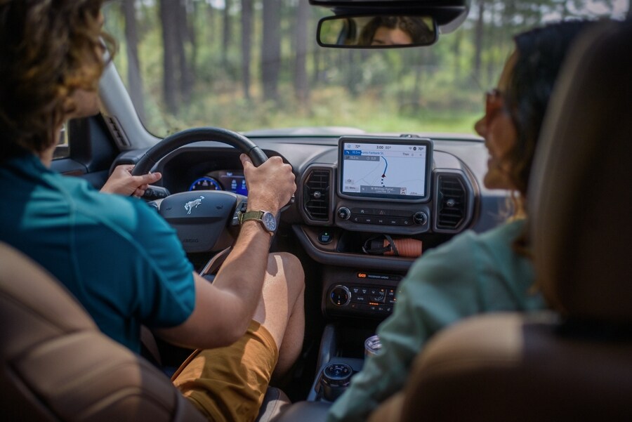 2024 Ford Bronco® Sport with a man and woman sitting inside