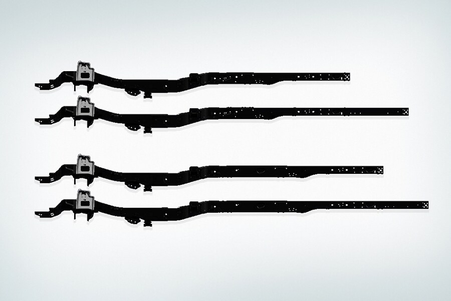 Available aft-axle frame extensions