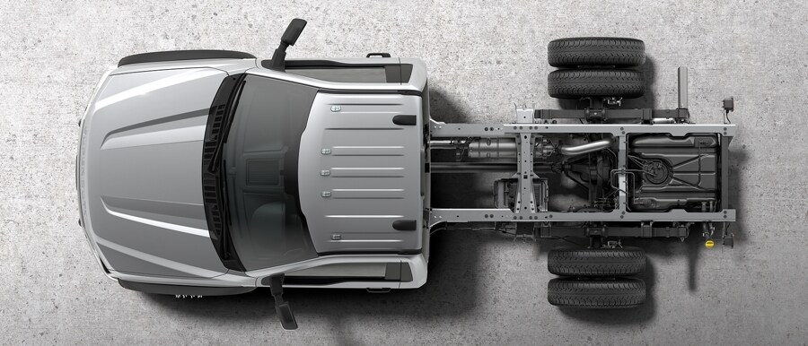 2023 Ford Super Duty® Chassis Cab on stylized studio set