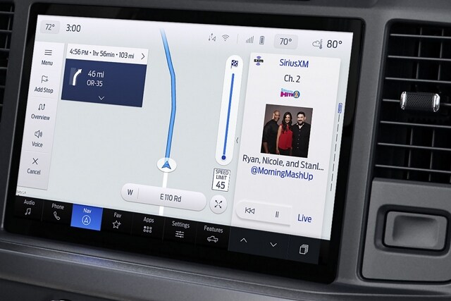 2024 Ford Super Duty® Chassis Cab Interior Touchscreen Display