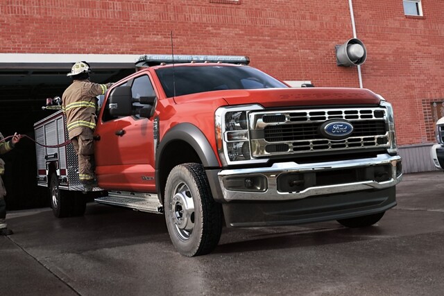2024 Ford Super Duty® with Fire Truck upfit shown