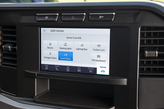 2024 Ford Super Duty® Chassis Cab factory-installed programmable upfitter interface module