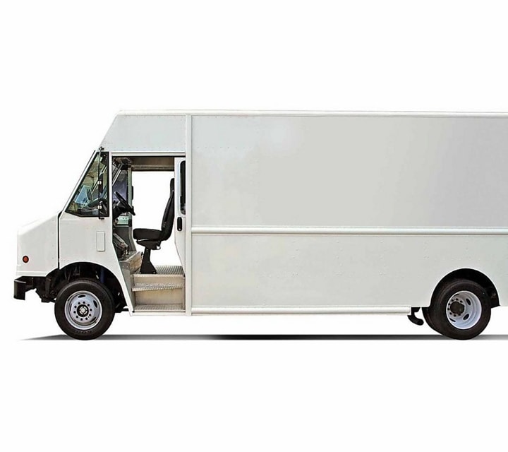 2023 Ford E-Series Stripped Chassis with walk-in delivery van body