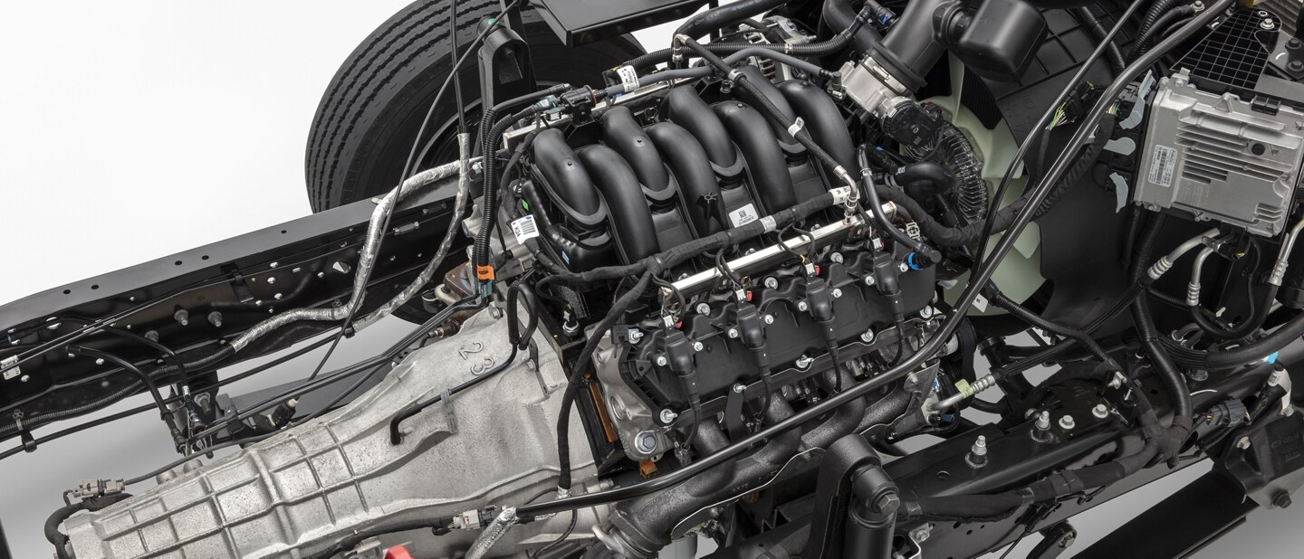 7.3 liter V8 engine