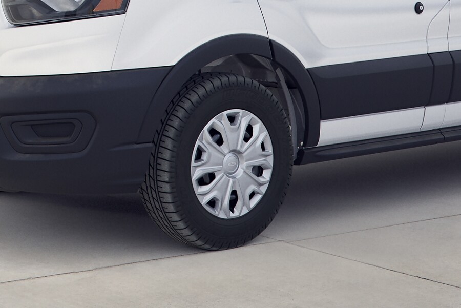 Close-up of a 16-inch wheel