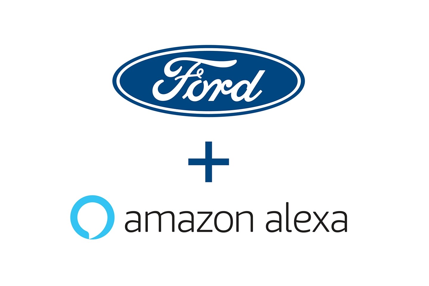 Logo de Ford más Amazon Alexa 