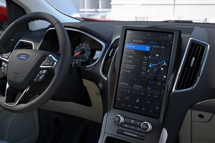 Close-up of a 2023 Ford Edge® dashboard