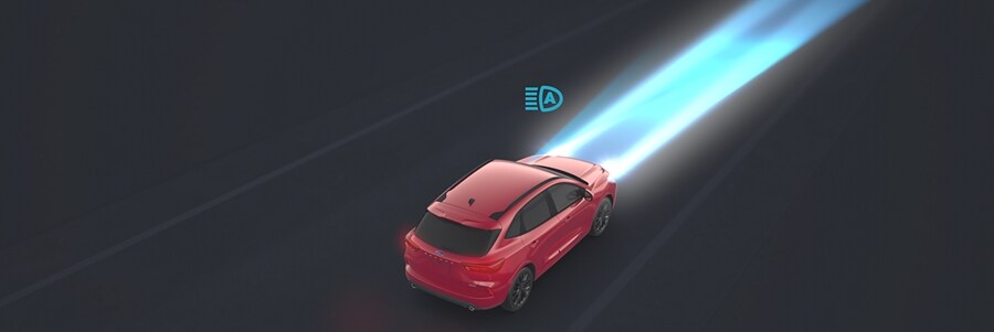 Still frame of Auto High-Beam Headlamps in use