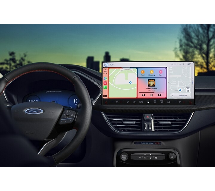 Close-up view of the SYNC® 4 available 13.2-inch touchscreen