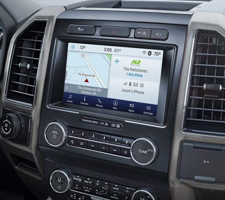 2021 Ford Expedition with available voice activated touchscreen