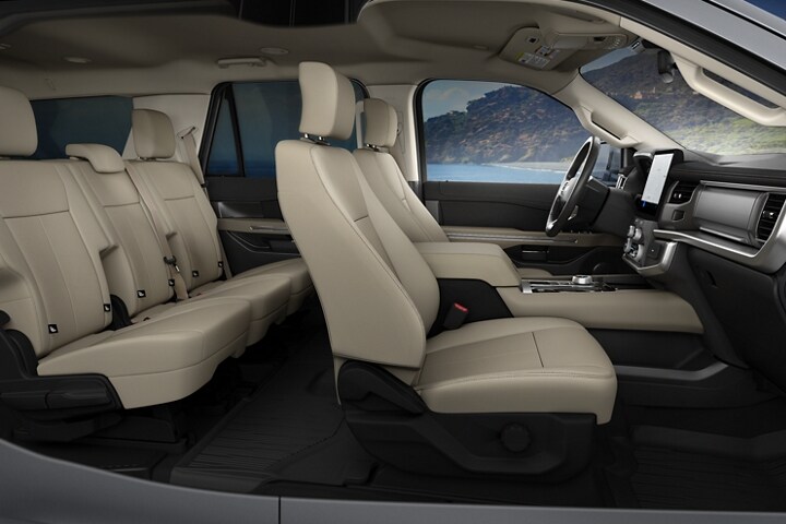 The interior of a 2023 Ford Expedition SUV with XLT Special Edition Package