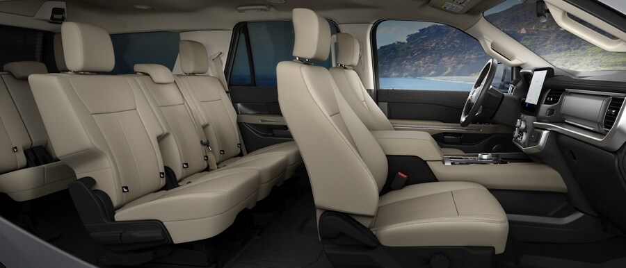 The interior of a 2024 Ford Expedition SUV with XLT Special Edition Package