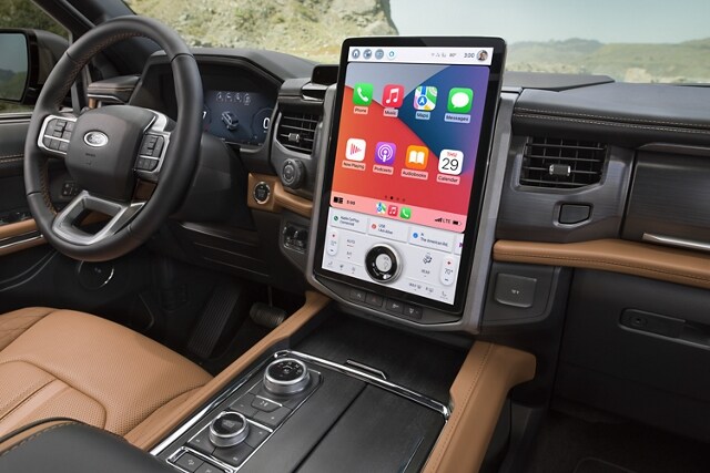A close-up of the 15.5-Inch LCD Touchscreen With SYNC® 4A