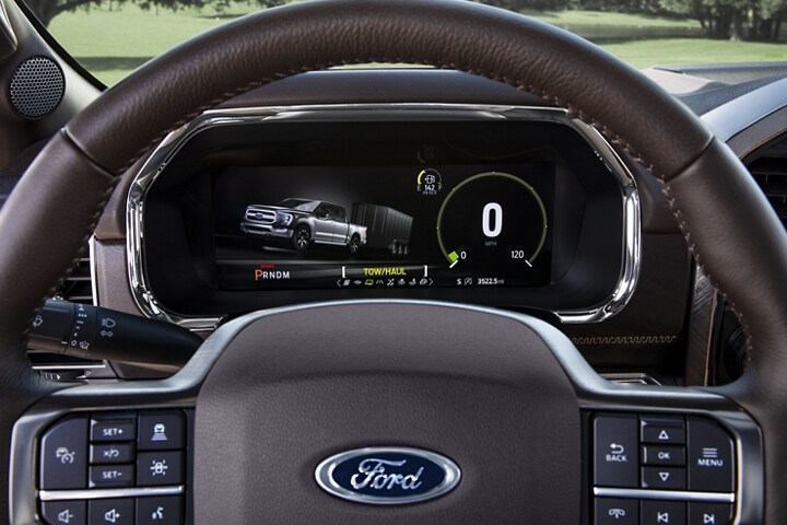 2023 Ford F-150® instrument cluster showing Selectable Drive Modes