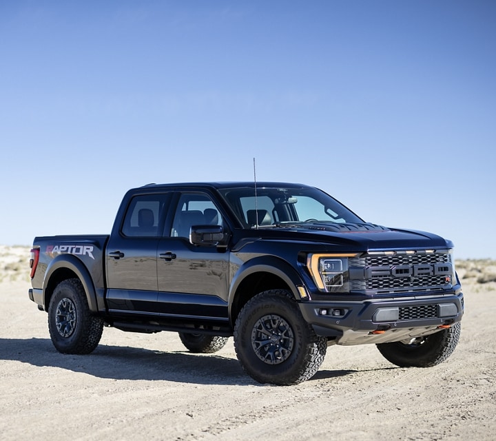 Image of a 2023 Ford F-150® Raptor R™ parked in the desert
