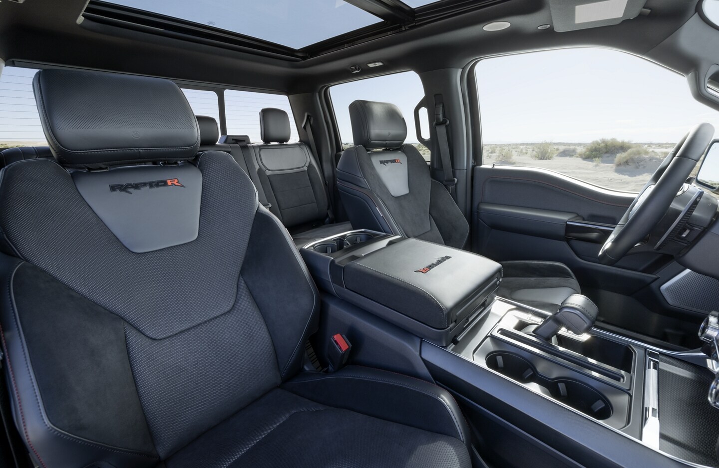Interior de la Ford F -150® Raptor R™ 2023