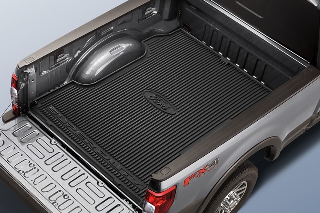 2023 Ford F-150® truck bed tray with liftgate opened