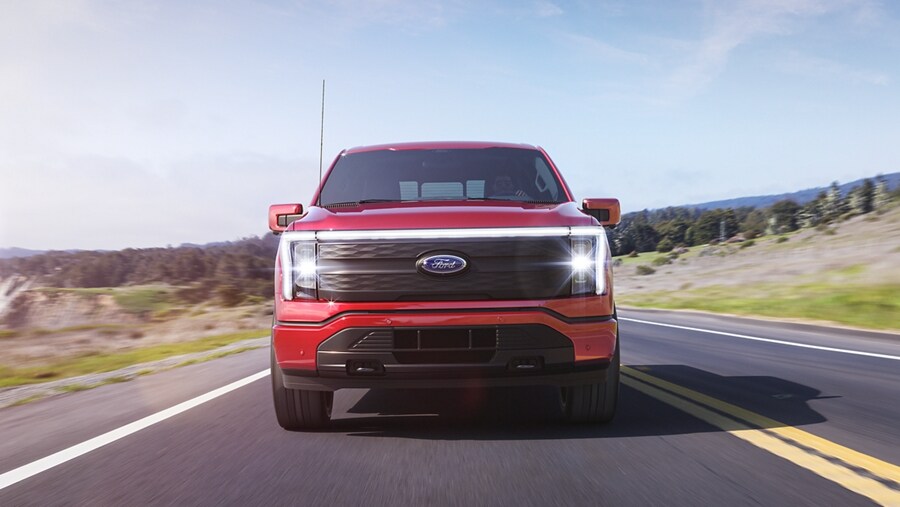 Ford ev store truck range