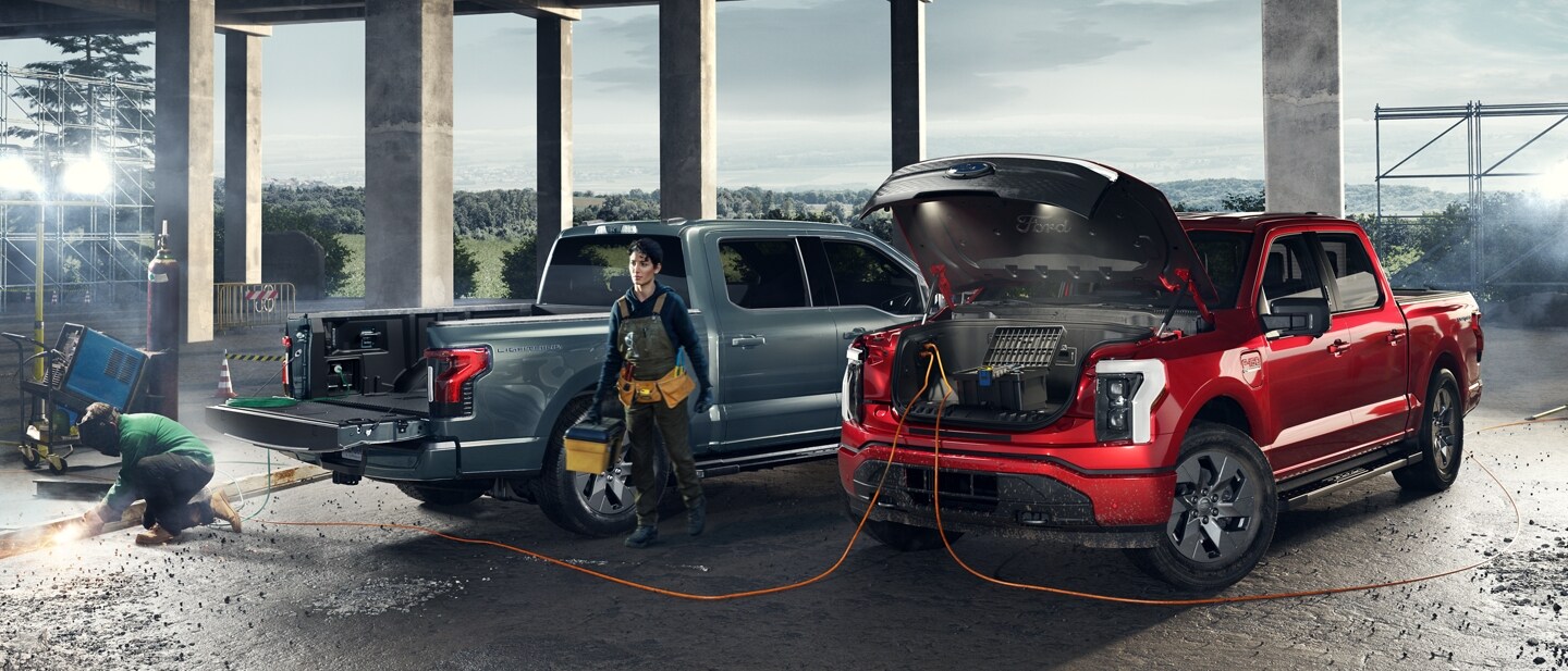 Ford f150 store battery powered truck
