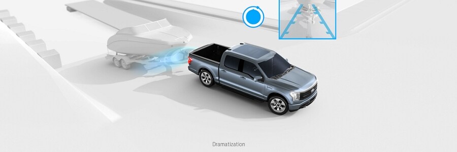 Illustration of pro trailer backup assist