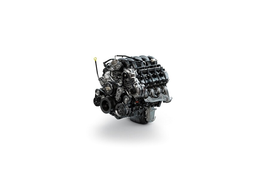 Motor V8 de 7.3 litros de gasolina