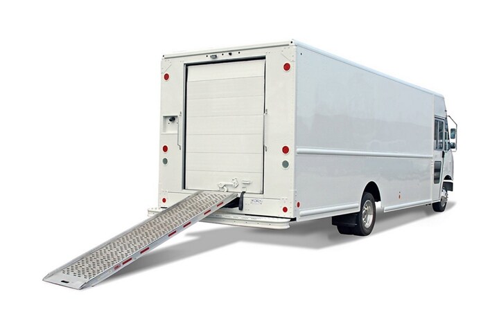 2023 Ford F-59 Commercial Stripped Chassis with pull-out ramp