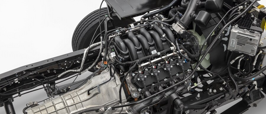 7.3 liter V8 engine